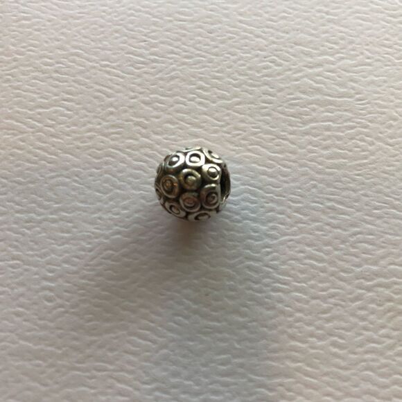 Pandora authentic sterling silver charm - Dots & Swirls RETIRED - Picture 3 of 5